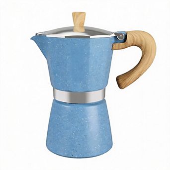 6 cup 10 Oz Stovetop Espresso Maker Moka Pot Cuban Coffee Brewer