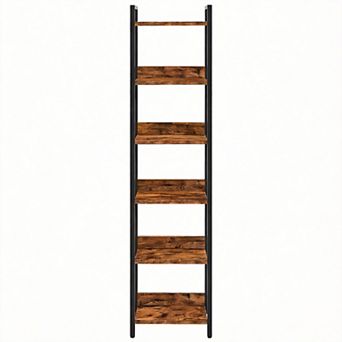 6 tier Standing Bookshelf Small Space Organizer