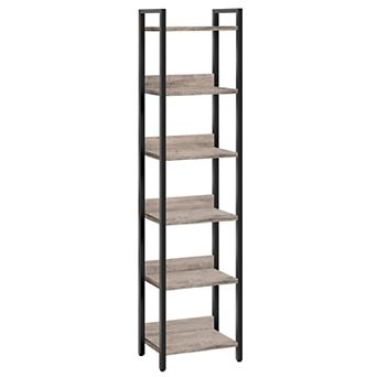 6 tier Standing Bookshelf Small Space Organizer