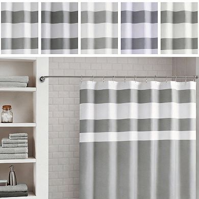 Spa Waffle Shower Curtain Scotchgard Moisture Management 100% Polyester 3M Water Repellent