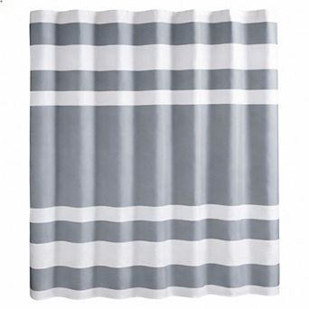 Spa Waffle Shower Curtain Scotchgard Moisture Management 100% Polyester 3M Water Repellent