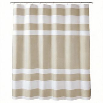 Spa Waffle Shower Curtain Scotchgard Moisture Management 100% Polyester 3M Water Repellent