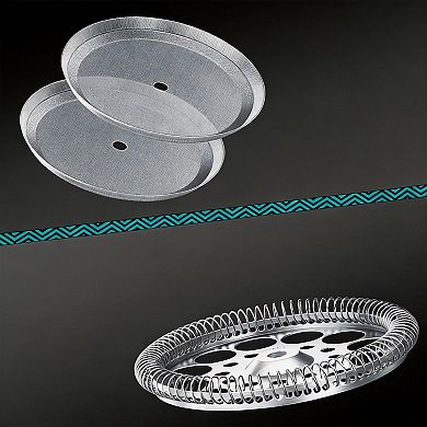 34 Oz 304 Stainless Steel French Press 4-Filter Travel Jar Rust-Free