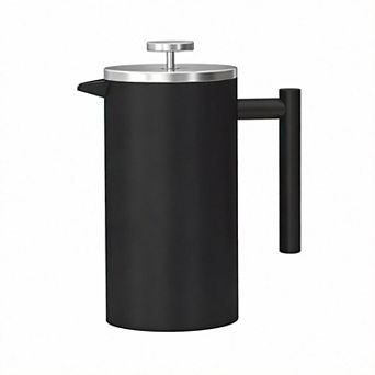 34 Oz 304 Stainless Steel French Press 4-Filter Travel Jar Rust-Free