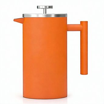 34 Oz 304 Stainless Steel French Press 4-Filter Travel Jar Rust-Free