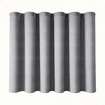 Waffle Weave Extra Long Shower Curtain Heavy Duty Hotel Cloth 12hooks