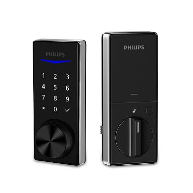 Philips Home Access 1000 Series Single Cylinder Electronic Deadbolt with Lever Set