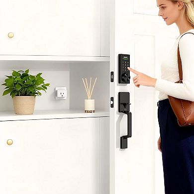 Philips Bluetooth Touchscreen Smart Deadbolt with Wi-Fi Bridge & Handle