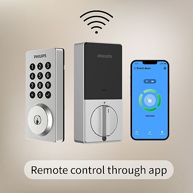 Philips Smart Wi-Fi Door Lock with Push Button Lighted Keypad