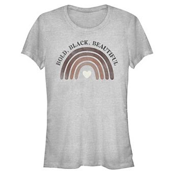 Juniors' SO® Bold Black Beautiful Graphic Tee
