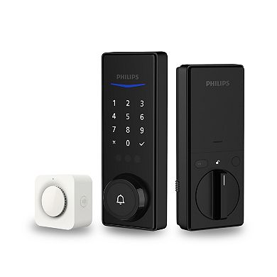 Philips Wi-Fi Smart Deadbolt with Palm Recognition & Lever