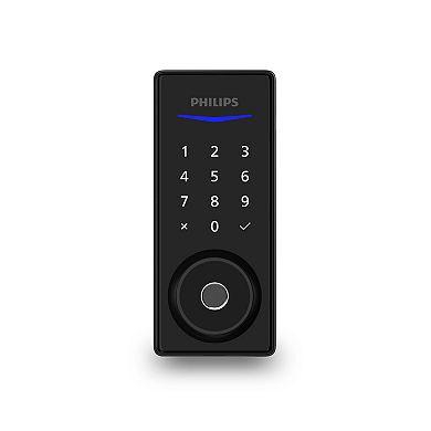 Philips Home Access 1000 Series Single Cylinder Electronic Deadbolt with Lever Set