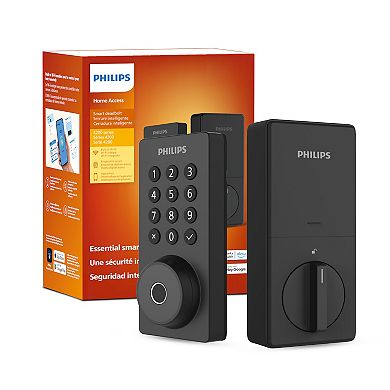 Philips Smart Wi-Fi Door Lock with Push Button Lighted Keypad, Fingerprint Scanner, APP Access