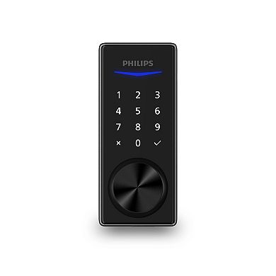 Philips Bluetooth Touchscreen Smart Deadbolt with Wi-Fi Bridge & Square Zinc Lever