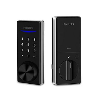 Philips Electronic Deadbolt with Lighted Keypad Touchscreen and KEY access