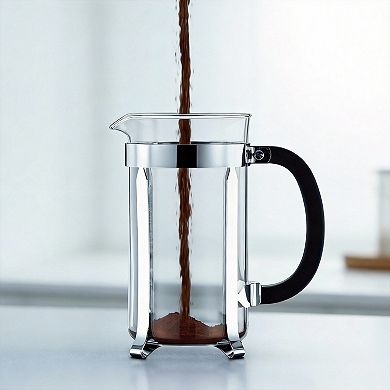 34oz French Press Coffee Maker Borosilicate Glass Stainless Steel