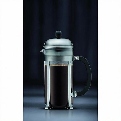 34oz French Press Coffee Maker Borosilicate Glass Stainless Steel