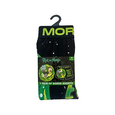 Men's Rick and Morty Portal Graphic Boxer Shorts