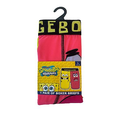 Men's SpongeBob SquarePants & Patrick Character Graphic Boxer Briefs
