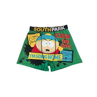 Men's South Park Cartman "Screw You Guys, I'm Going Home" Boxer Shorts