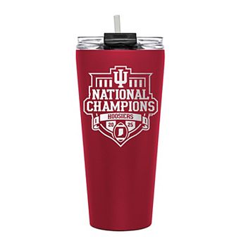 NCAA 2025 Football Championship Indiana Hoosiers 30-oz. Big Slim Travel Tumbler