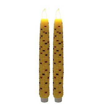 Celebrate Together™ Fall Set of 2 Corn Cob Taper Candles