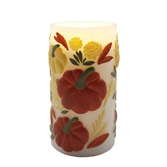 Celebrate Together™ Fall Tall Pumpkin LED Pillar Candle