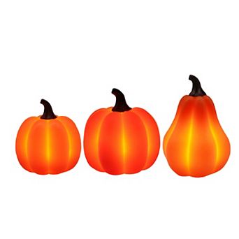 Celebrate Together™ Fall Set of 3 LED Pumpkin Candle Decor