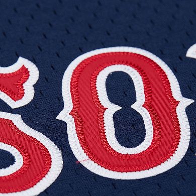 Men's Mitchell & Ness Nomar Garciaparra Navy Boston Red Sox Authentic Batting Practice Jersey