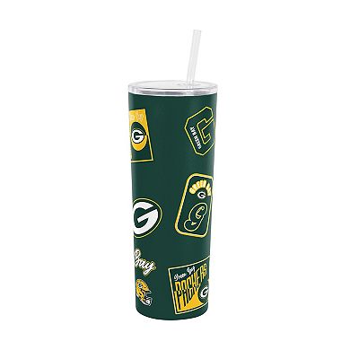 Logo Brands Green Bay Packers 30oz Dreamweave Straw Tumbler