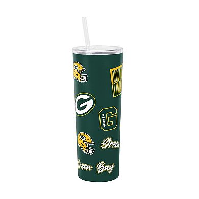 Logo Brands Green Bay Packers 30oz Dreamweave Straw Tumbler