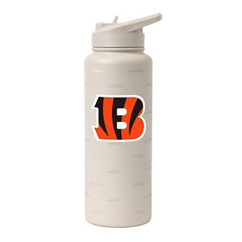 Logo Brands Cincinnati Bengals 34oz. Sand Ghost Quencher Bottle