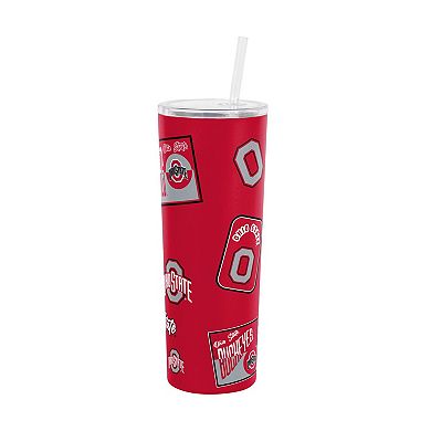 Logo Brands Ohio State Buckeyes 30oz Dreamweave Straw Tumbler