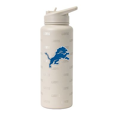 Logo Brands Detroit Lions 34oz. Sand Ghost Quencher Bottle