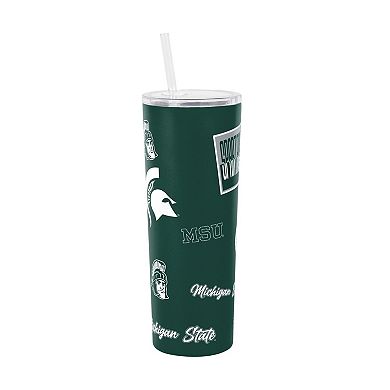 Logo Brands Michigan State Spartans 30oz Dreamweave Straw Tumbler