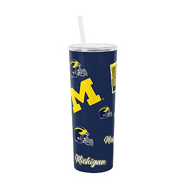 Logo Brands Michigan Wolverines 30oz Dreamweave Straw Tumbler