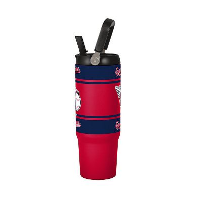 Logo Brands Cleveland Guardians 30oz. Colorblock 2.0 Top Handle Tumbler