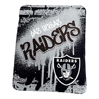 Logo Brands Las Vegas Raiders 50" x 60" Classic Graffiti Fleece Throw Blanket