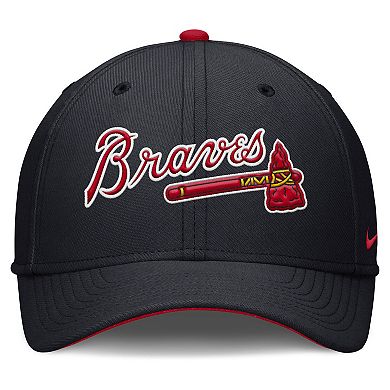 Men's Nike Navy Atlanta Braves Primetime Rise Dri-FIT Flex Hat
