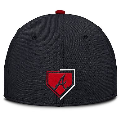 Men's Nike Navy Atlanta Braves Primetime Rise Dri-FIT Flex Hat