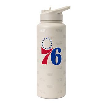 Logo Brands Philadelphia 76ers 34oz. Sand Ghost Quencher Bottle