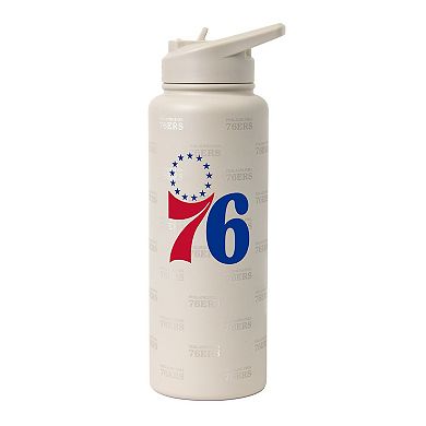 Logo Brands Philadelphia 76ers 34oz. Sand Ghost Quencher Bottle