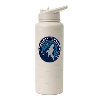 Logo Brands Minnesota Timberwolves 34oz. Sand Ghost Quencher Bottle