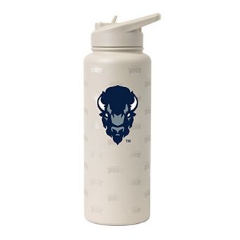Logo Brands Howard Bison 34oz. Sand Ghost Quencher Bottle