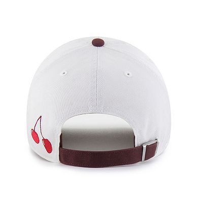 Unisex '47 Stone/Burgundy Chicago Cubs Love Letter Clean Up Adjustable Hat