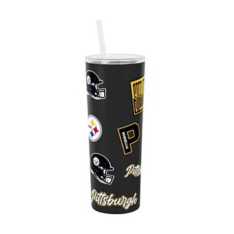 Logo Brands Pittsburgh Steelers 30oz Dreamweave Straw Tumbler