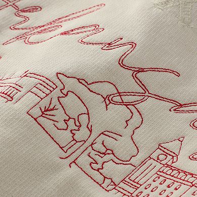 Women's Natural Arkansas Razorbacks Campus Vintage Wash Fleece Sweatshirt