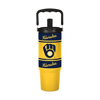 Logo Brands Milwaukee Brewers 30oz. Colorblock 2.0 Top Handle Tumbler