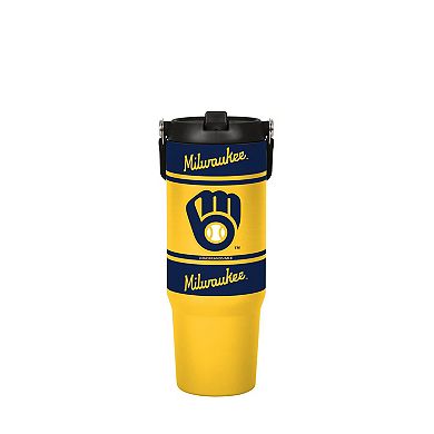 Logo Brands Milwaukee Brewers 30oz. Colorblock 2.0 Top Handle Tumbler