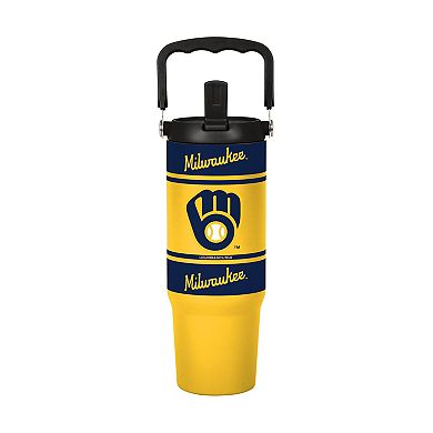 Logo Brands Milwaukee Brewers 30oz. Colorblock 2.0 Top Handle Tumbler